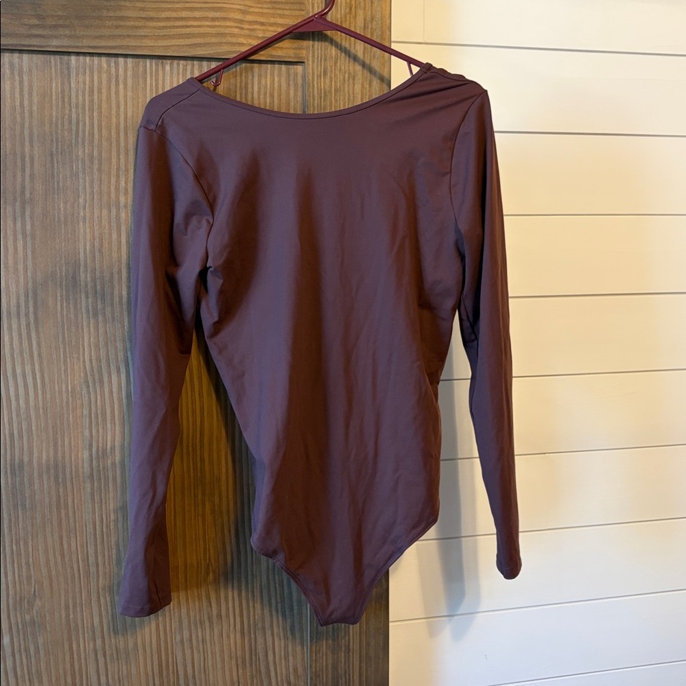 Abercrombie & Fitch Chocolate Brown Bodysuit size L